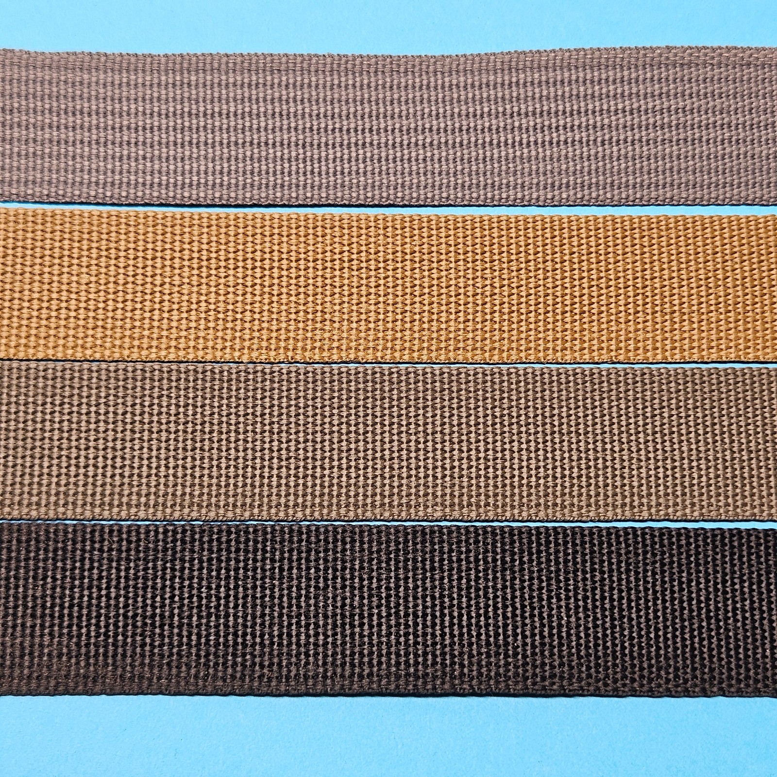 1" 55301 Mil-Spec Nylon Webbing by the yard | Ranger Green, Black, Coyote, Grey