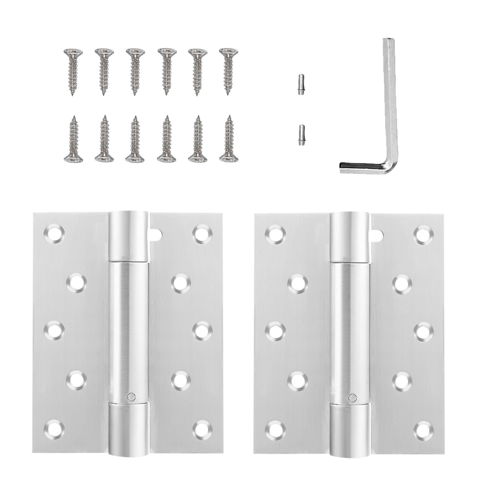 5 inch Self-Closing Door Hinges Stainless Steel Heavy Duty Spring Hinges 5 in...