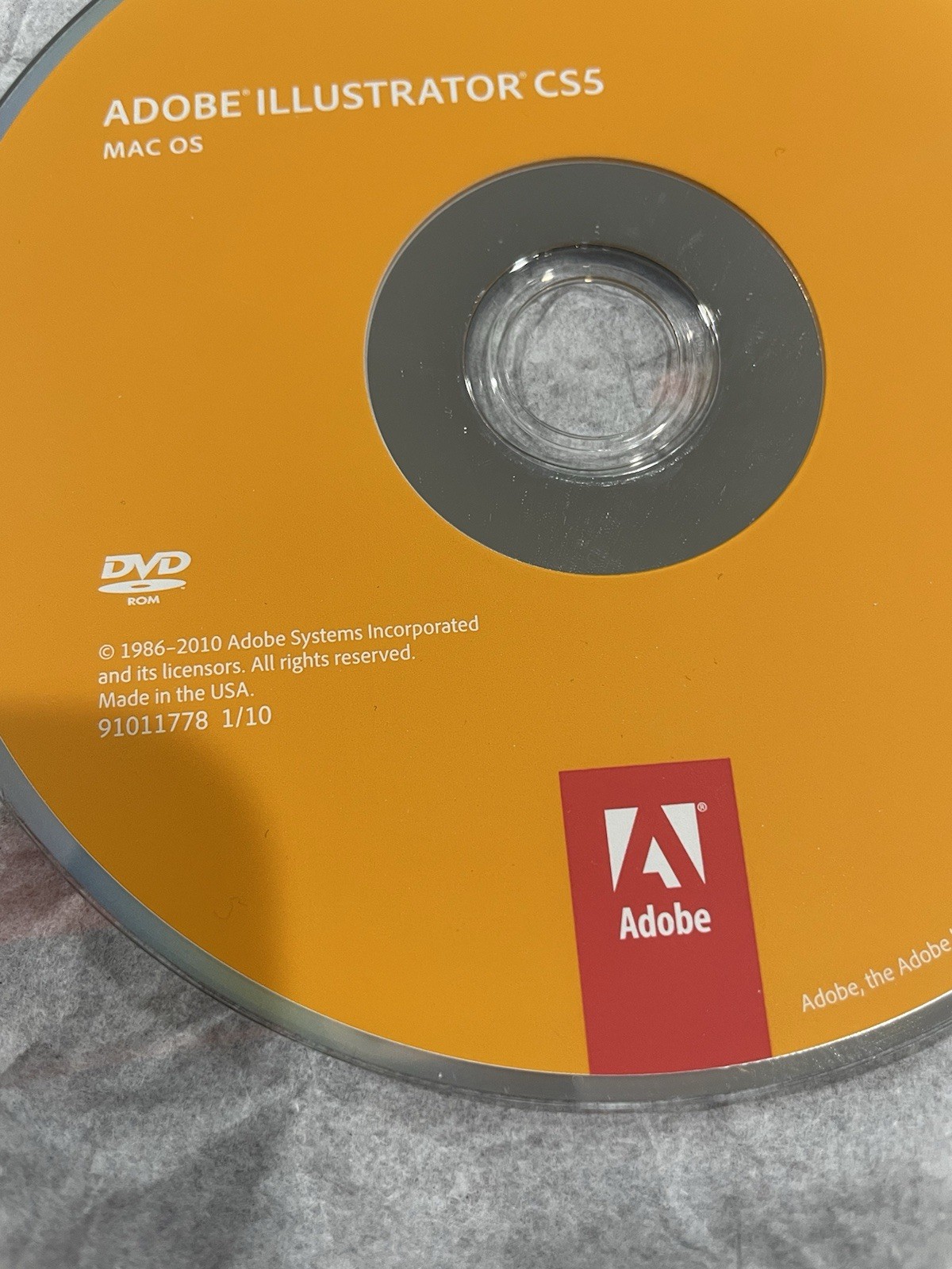Adobe Illustrator CS5 Upgrade for MAC with Serial Number - 2011