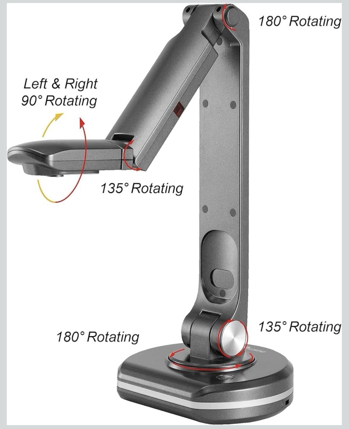 Joyusing V500s 8MP USB Document Camera Visualiser with Mic for Mac Windows