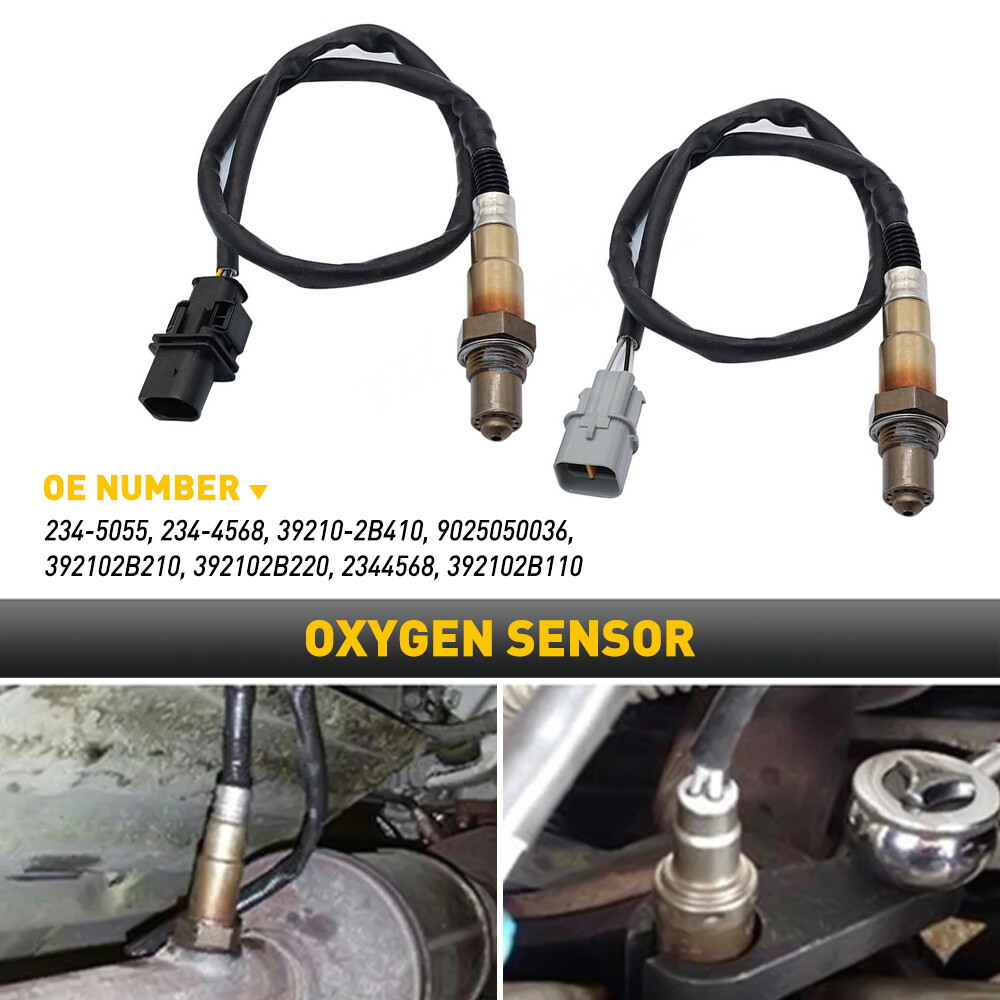 2pcs Oxygen Sensor O2 For 12 13 14 15 16 17 Hyundai Accent Veloster Kia Rio 1.6L