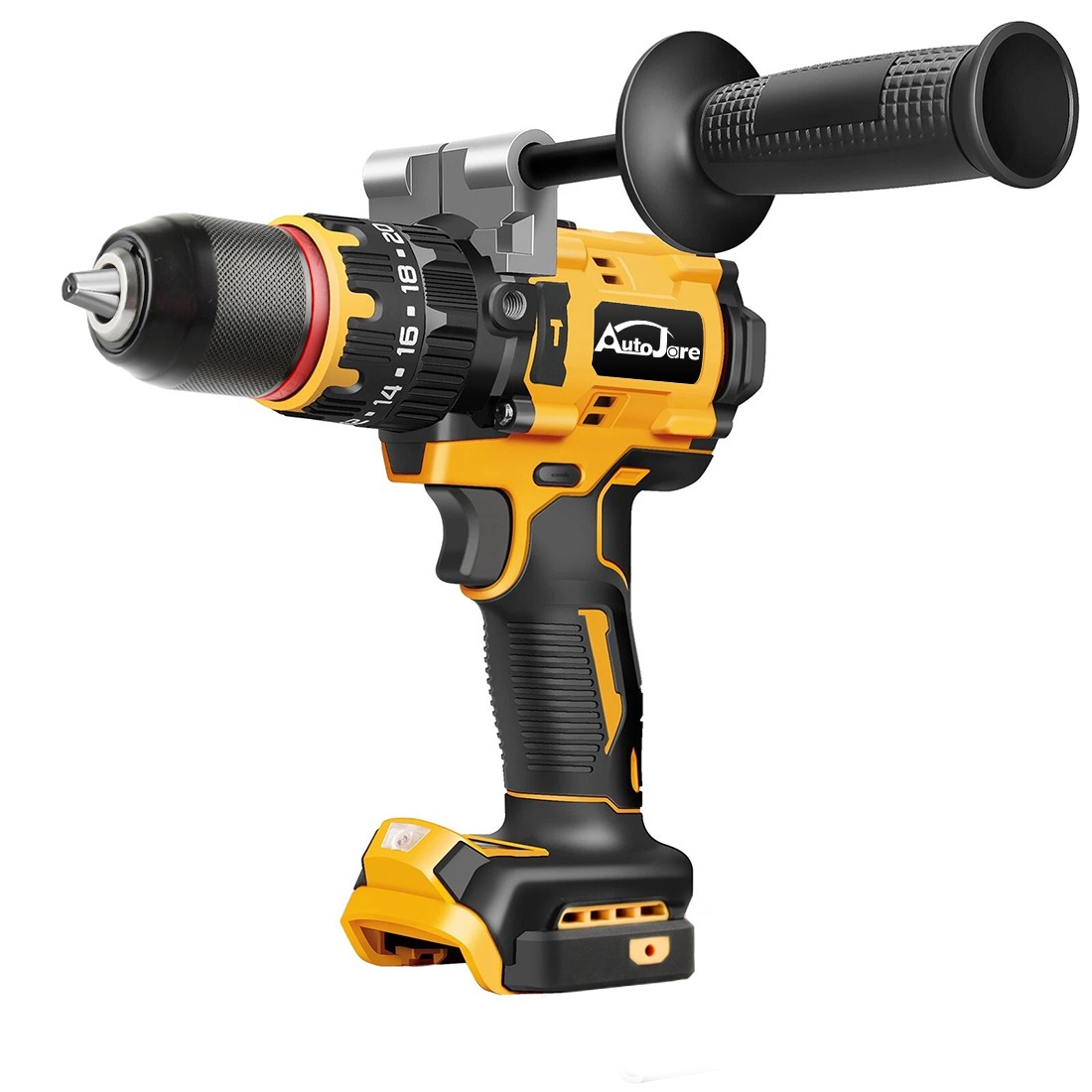 1/2" Cordless Hammer Drill/Driver Brushless For DEWALT 20V MAX Battery 2-Speed
