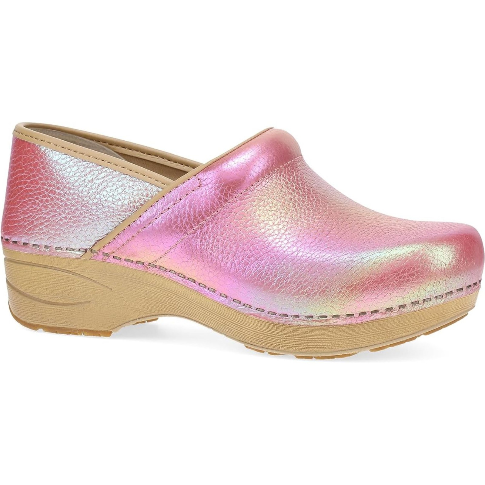 Dansko XP 2.0 Women's Clogs, Pink Iridescent Leather, W37