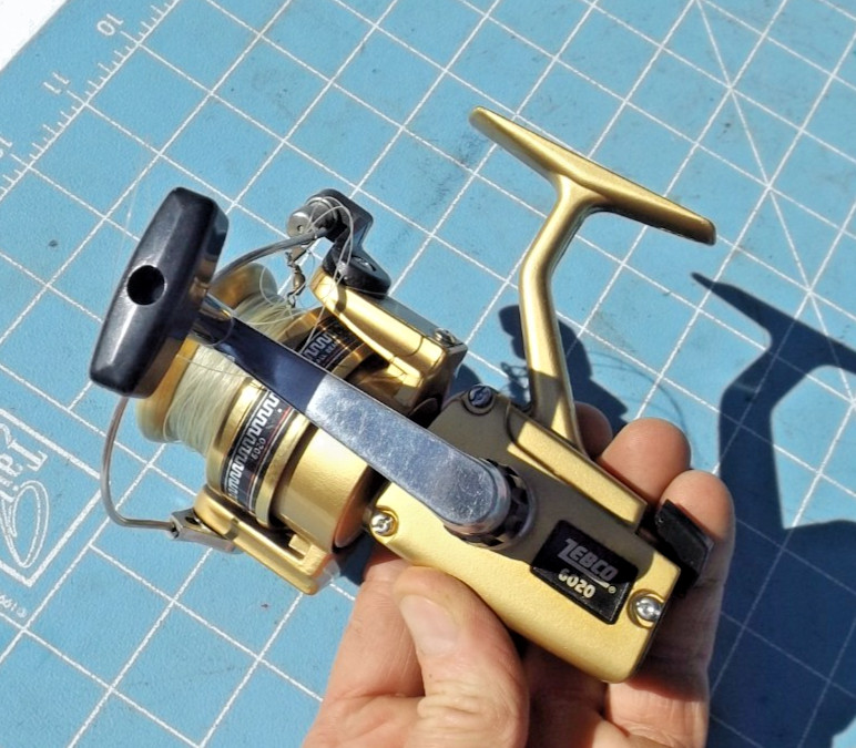Vintage Used Zebco Model 6020 Spinning Fishing Reel Made in Japan