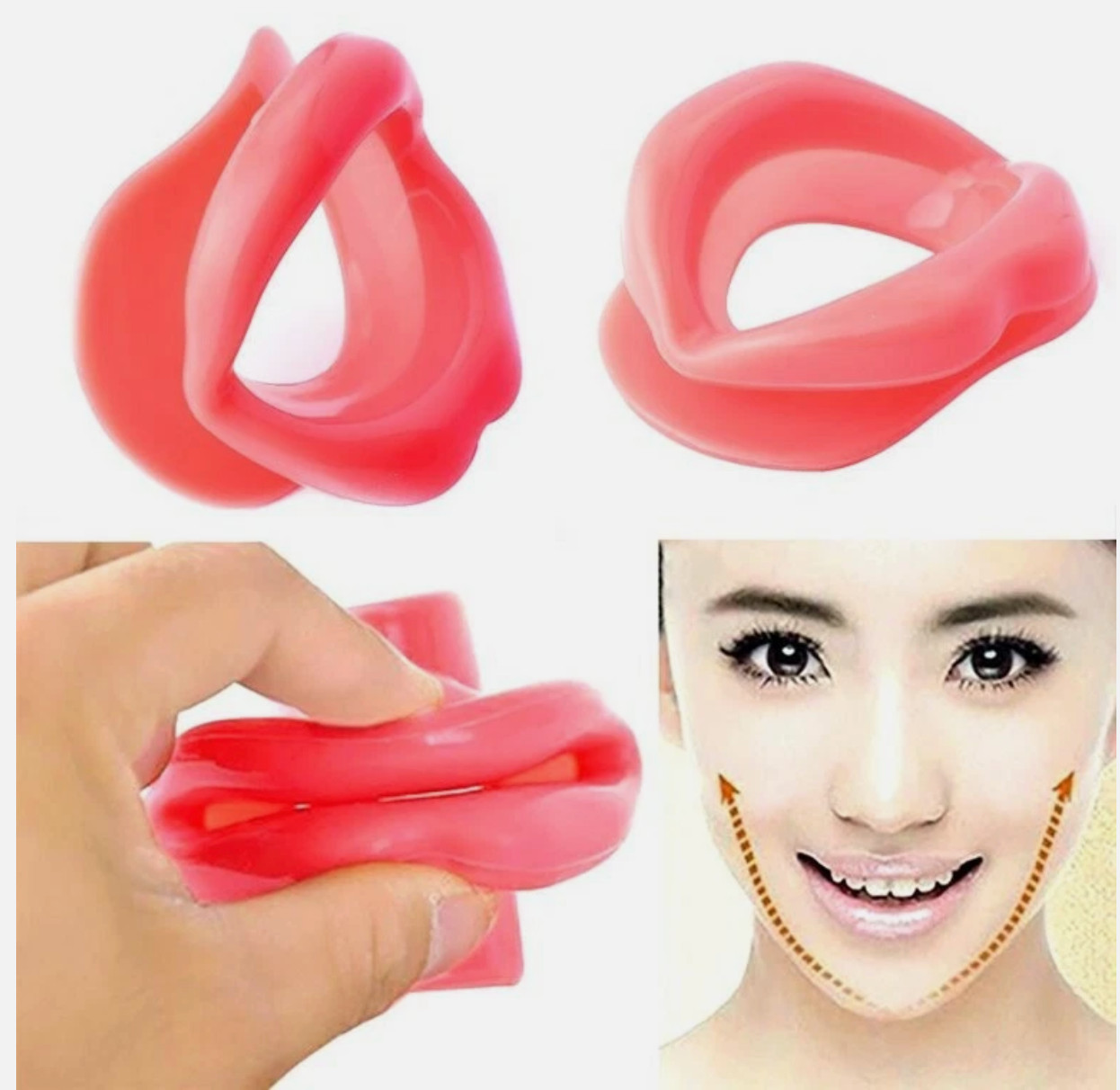 Slim Exerciser Lips Massage Silicone Anti Aging Women Lip Trainer Face Lift Tool