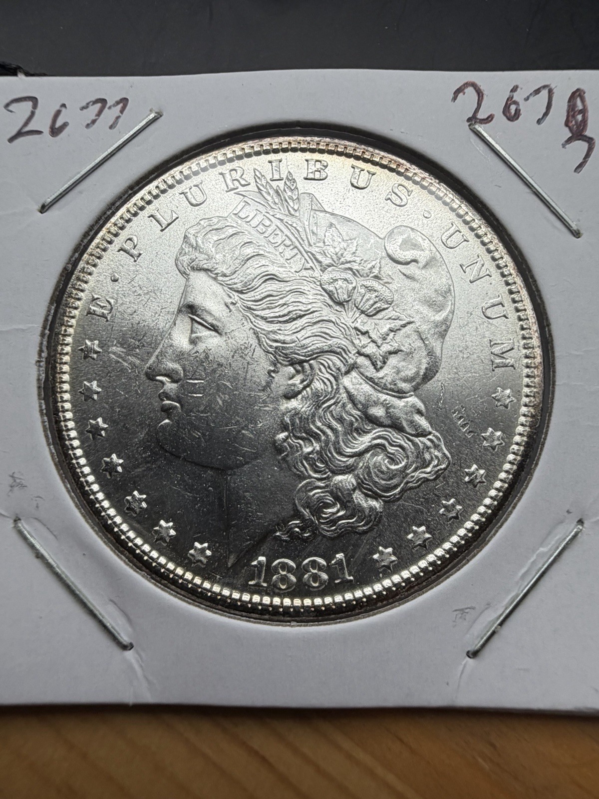 1881 S Morgan Dollar - BU - Flashy - As Shown! (#2677)