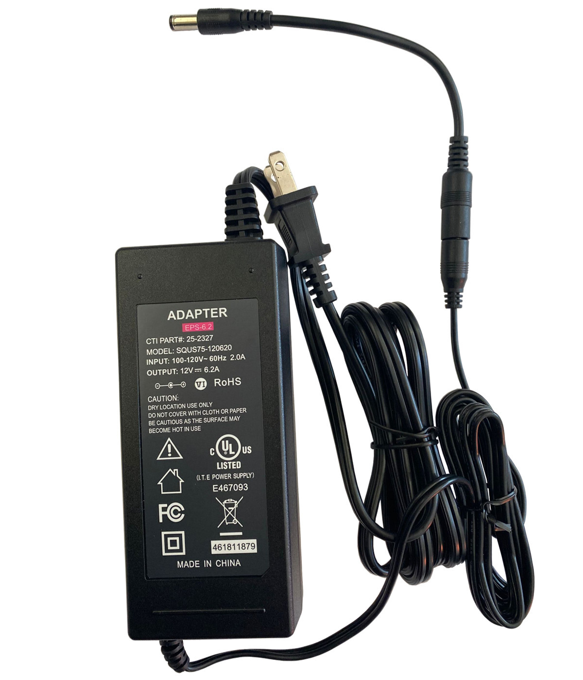 12V Barrel AC Adapter For G-Tech G-Raid 1 1.5 2 4 6 8 TB Hard Drive Power Supply