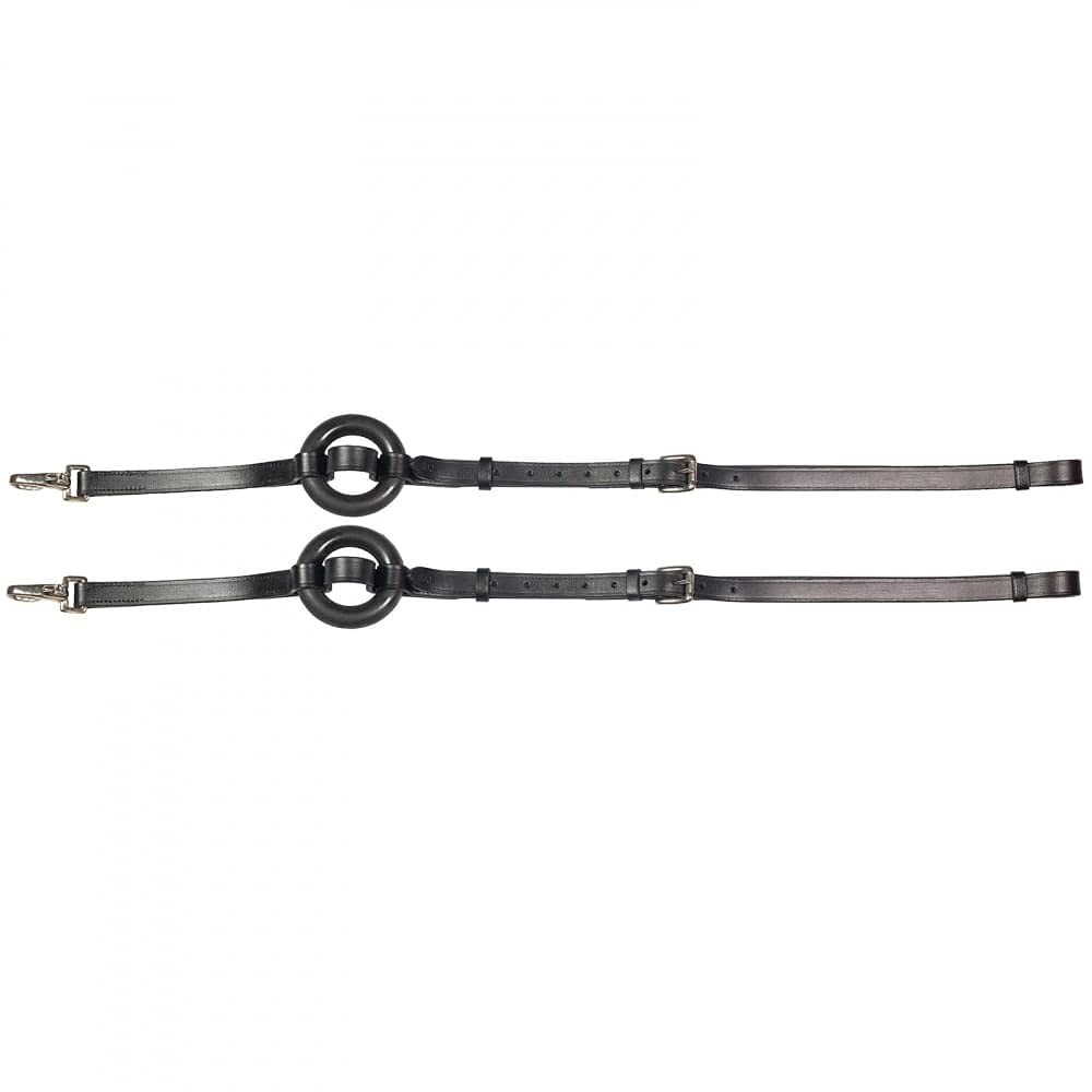 Leather Side Reins w/Rubber Donuts