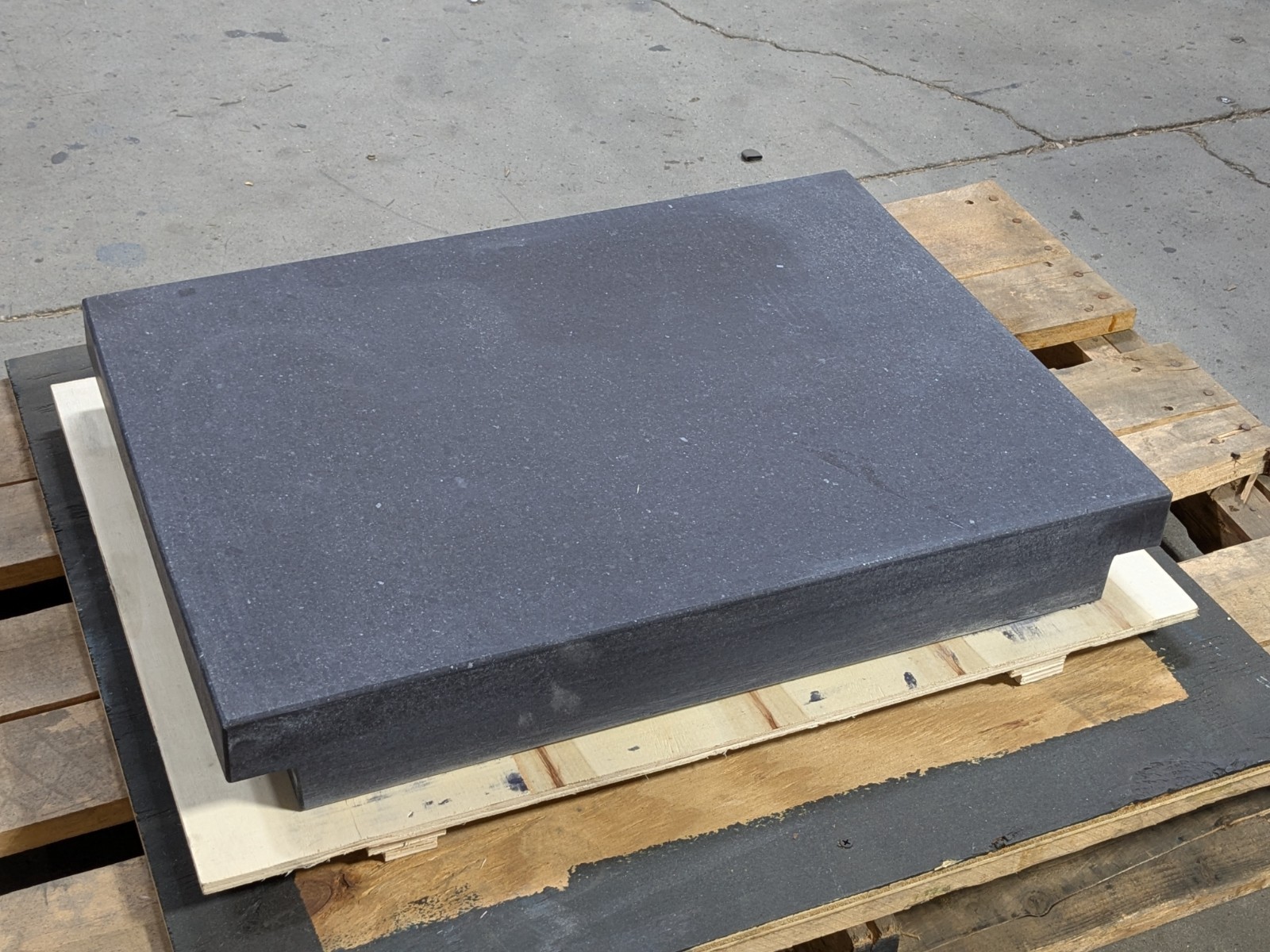 Precision Granite Surface Plate 2-Ledge Grade B 24" L. x 18" W. x 3" H.