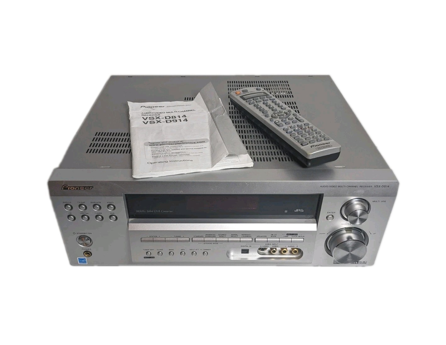 Pioneer VSX-D814 Receiver HiFi 6.1 Channel Home Theater W/ Remote Bundle Tested