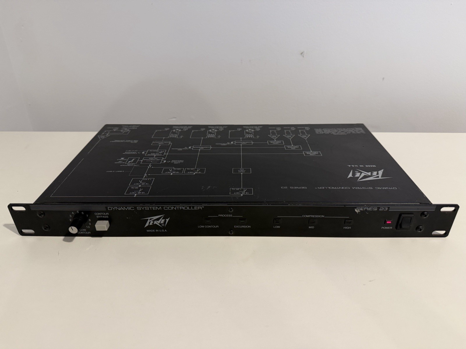 Peavey Series 23 Dynamic System Controller Speaker Processor Tested Working