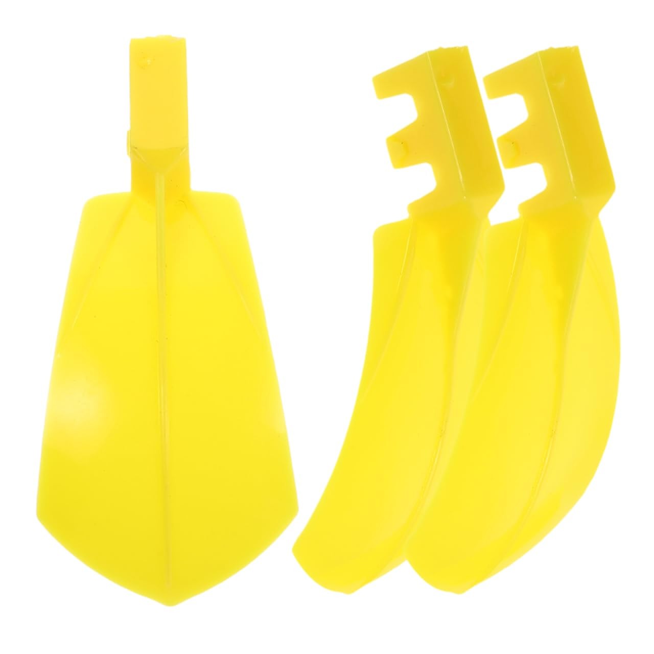LALADEFIEE DIY Crane Machine Claw Replacement Parts 6.50X3.00X2.50CM, Yellow
