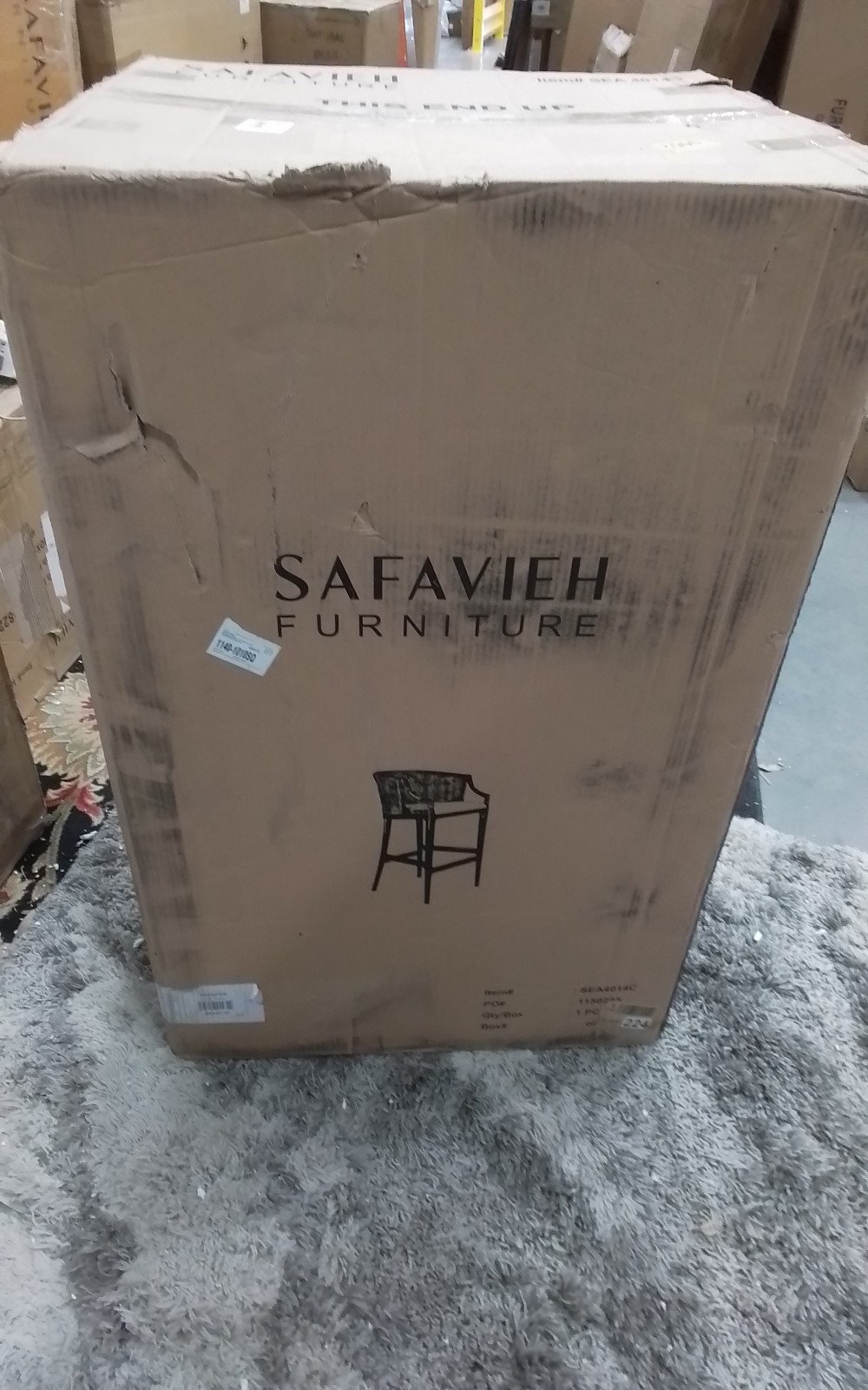 Safavieh BRANDO BARSTOOL, Reduced Price 2172762320 SEA4014C