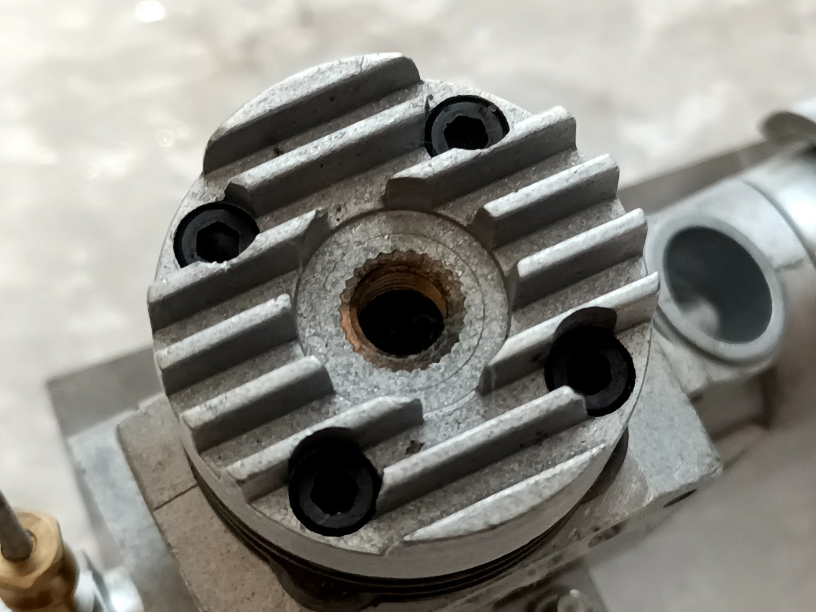 HGK .21 Vintage Engine with Chrome Spinner For Control Line Speed
