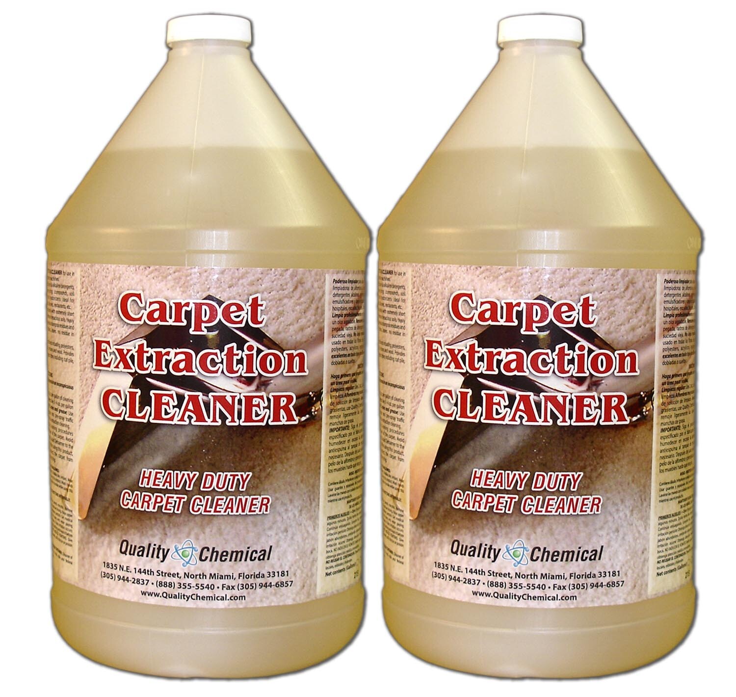 Commercial Carpet Extraction Cleaner and Shampoo - 2 gallon case