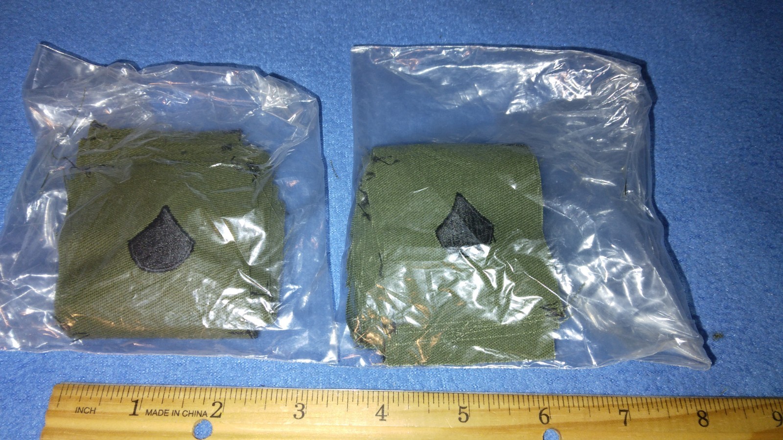LOT OF 24 PAIRS - U.S. ARMY  SPECIALIST E-4 SUBDUED Badge Sew-On PATCHES -NEW