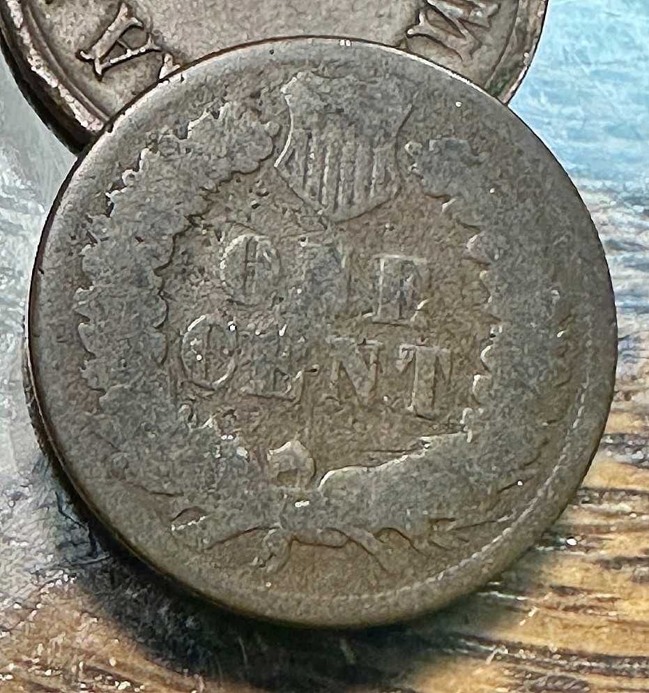 1874 Indian Cent Nice Original Good CHRC