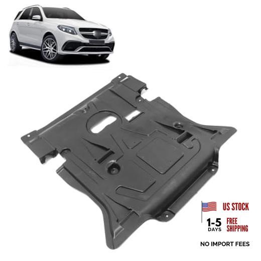 Black Engine Splash Shield Guard 1665200723 Compatible with Mercedes-Benz GL