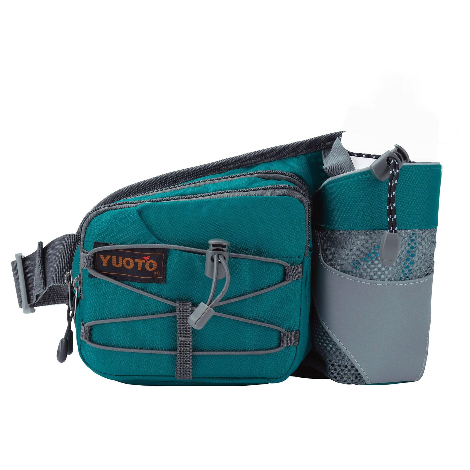 Outdoor Fanny Pack with Water Bottle Holder for Walking Hiking Hydration belt...