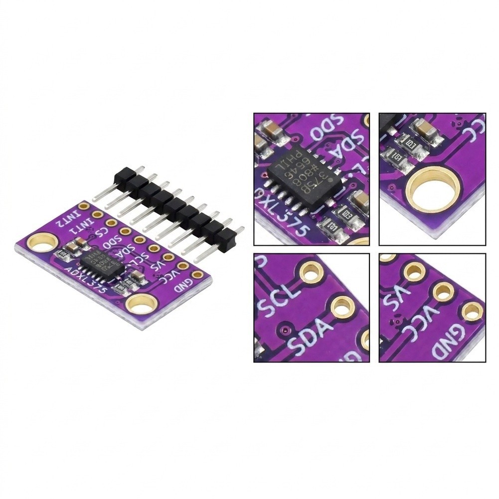 ADXL375 Accelerometer Module for Motion Detection in Embedded Projects