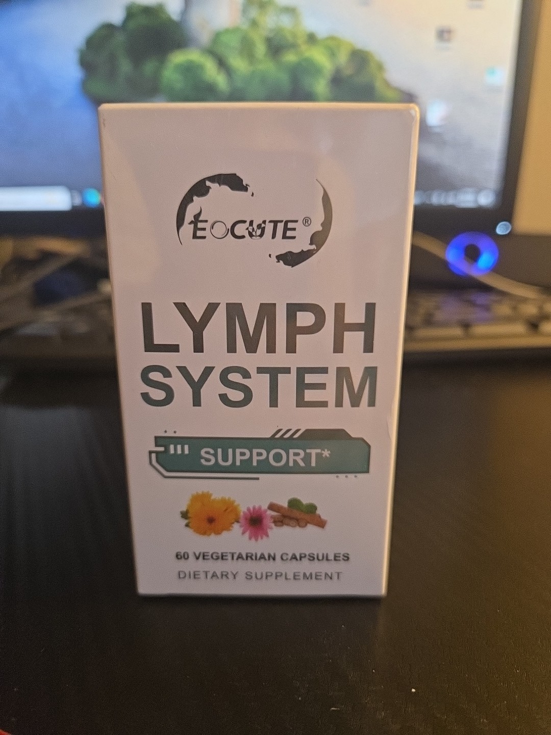 Lymphatic Supplement To Reduce Swelling, Lymphatic Support, 60 Capsules Exp 3/27