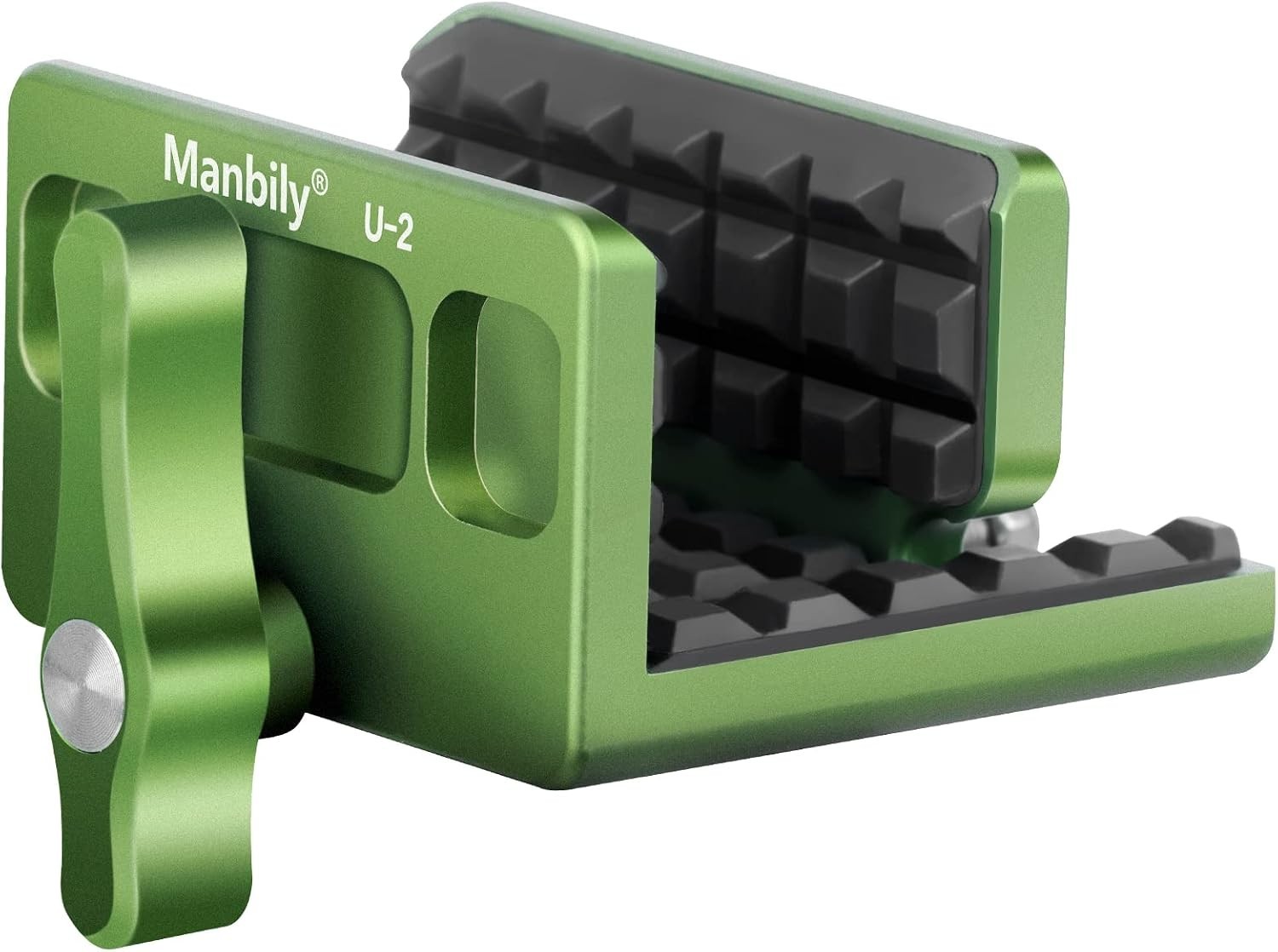 Ergonomic Green Shooting Rest Saddle Clamp for Maximum Stability - Portable