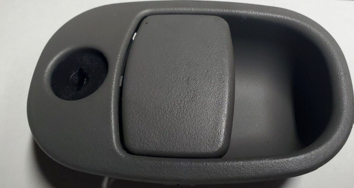 2002-2005 TRAILBLAZER ENVOY BRAVADA RAINIER GLOVE BOX LATCH HANDLE DARK GRAY