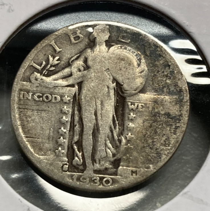 1930 S Standing Liberty Silver 25¢ 1342 **VERY NICE COIN**