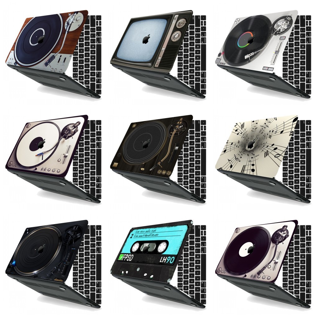 2026 New For Macbook Pro Air M2 M3 M4 M5 Music Element Painted Hard Case Cover
