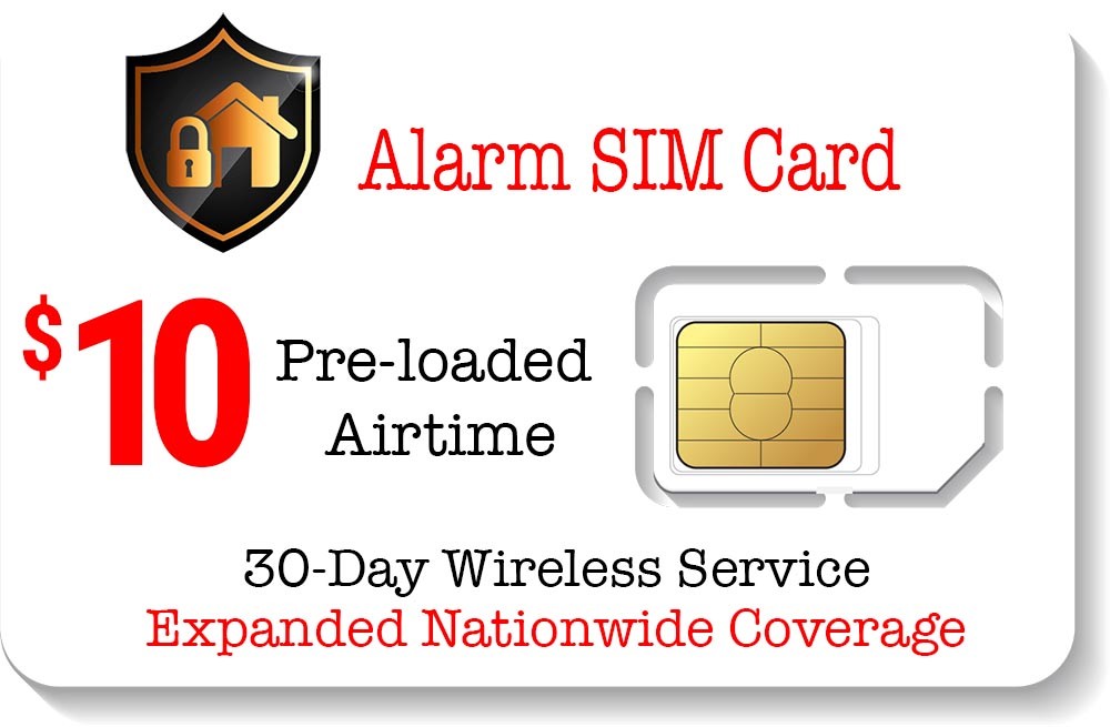SpeedTalk SIM Card for 5G 4G LTE GSM Home Security Alarm System & GPS Tracker