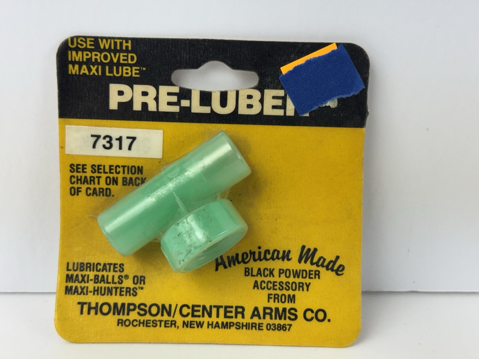 Thompson Center Pre Luber 7317 45 Caliber Black Powder Muzzleloader Maxi Lube