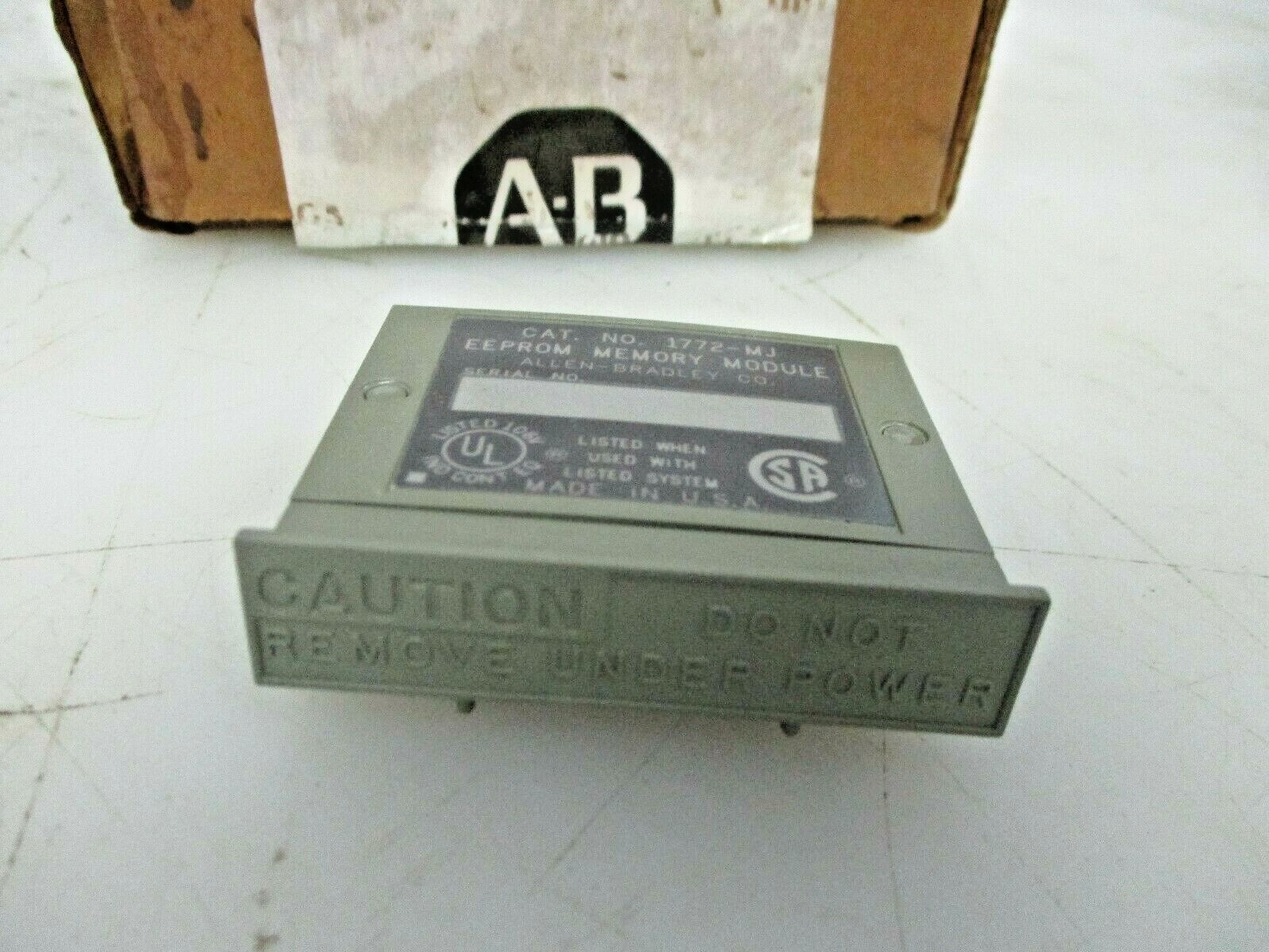 NEW ALLEN BRADLEY EEPROM MEMORY MODULE 1772-MJ