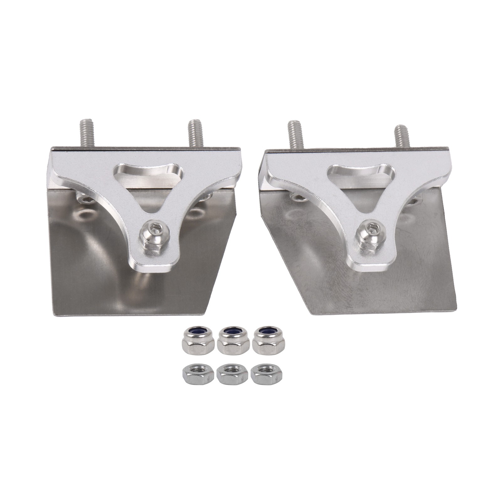 Aluminum Alloy Emulational Model Boat Part Metal Trim Tabs for RC Electric