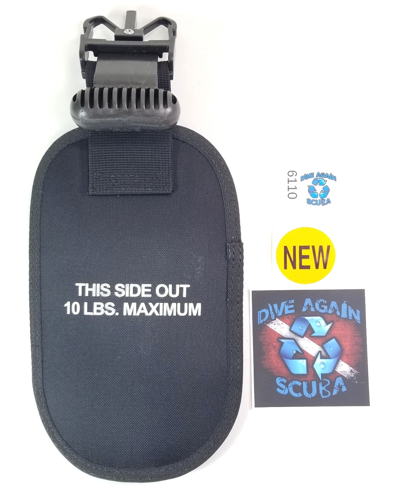 Sherwood AVID, AXIS BCD Replacement Weight Pocket CQR2 Scuba Diving 10lbs CQR-2