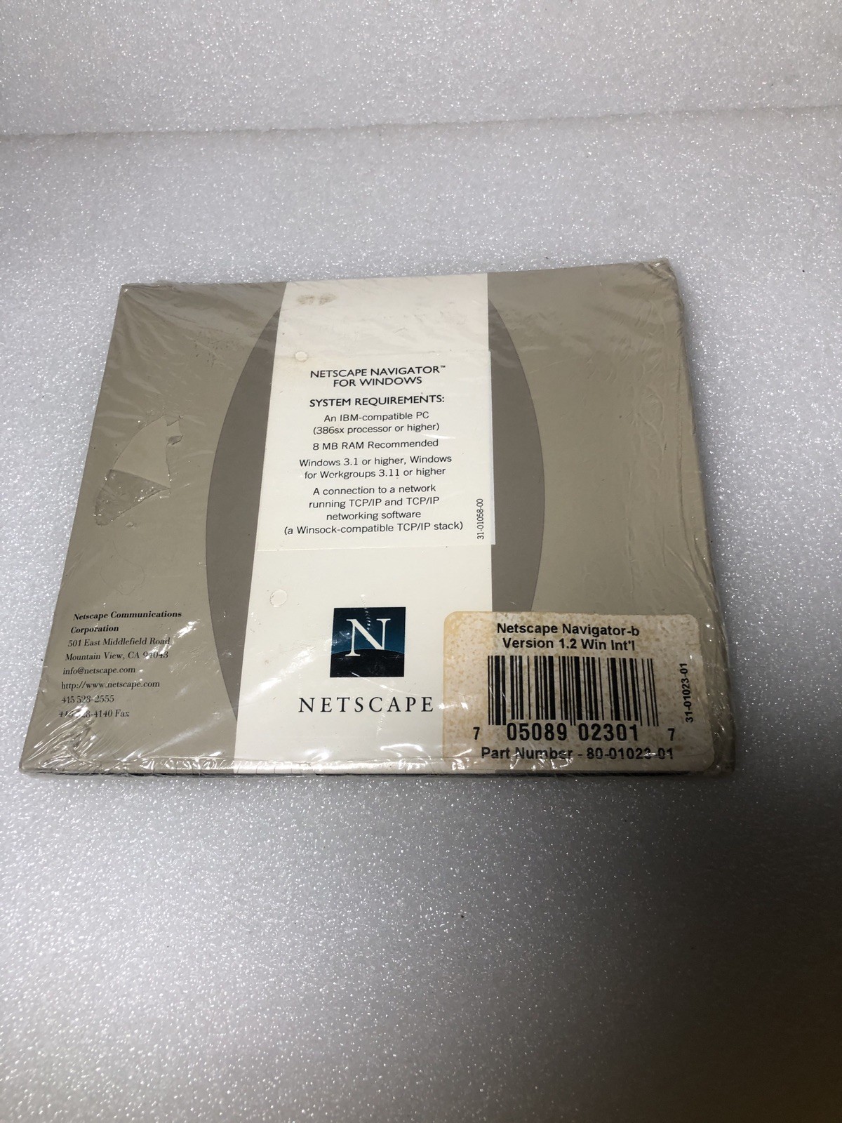 Vintage Rare Netscape Navigator 1.2 Sealed for Windows 95 New
