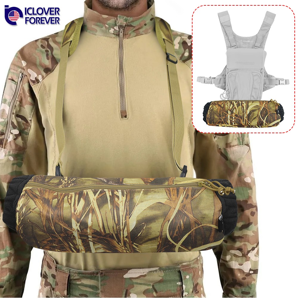 Tactical Hand Warmer Muff Vest Drop Pouch for Winter Outdoor Hunting Football