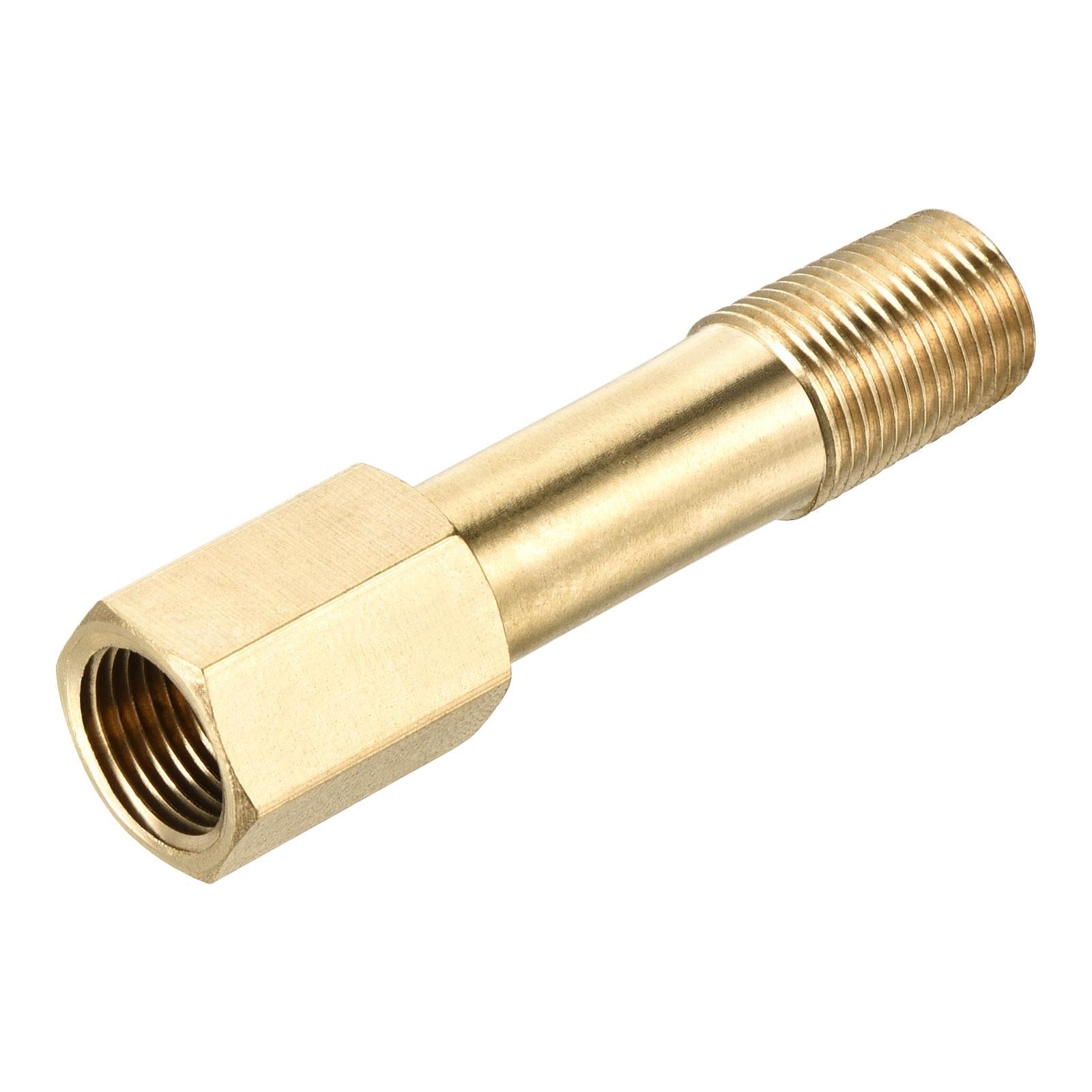 Brass Pipe Fitting G1/8 Adapter 50mm Extension Connector Hex Coupling