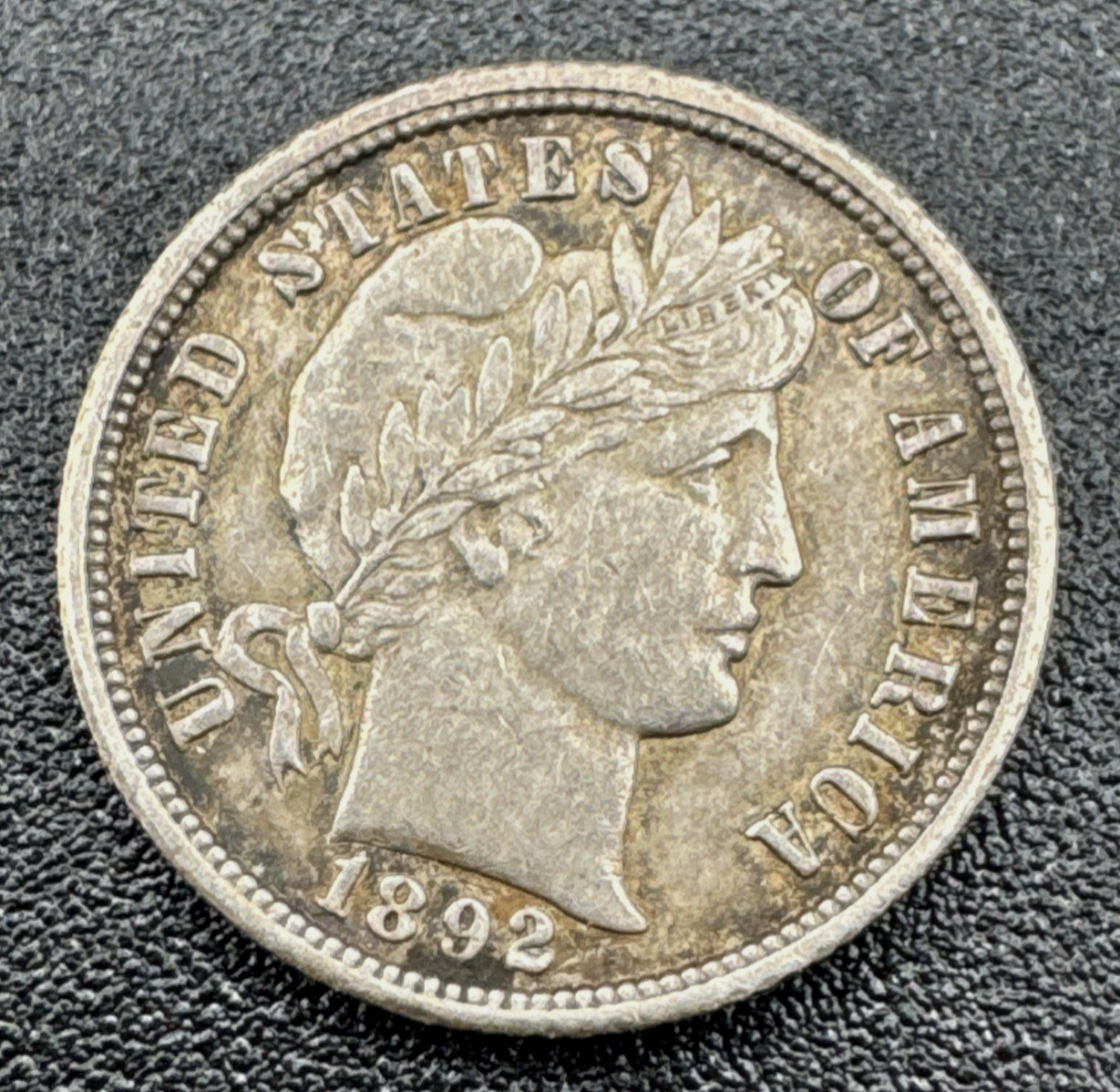 1892-O Barber Silver Dime