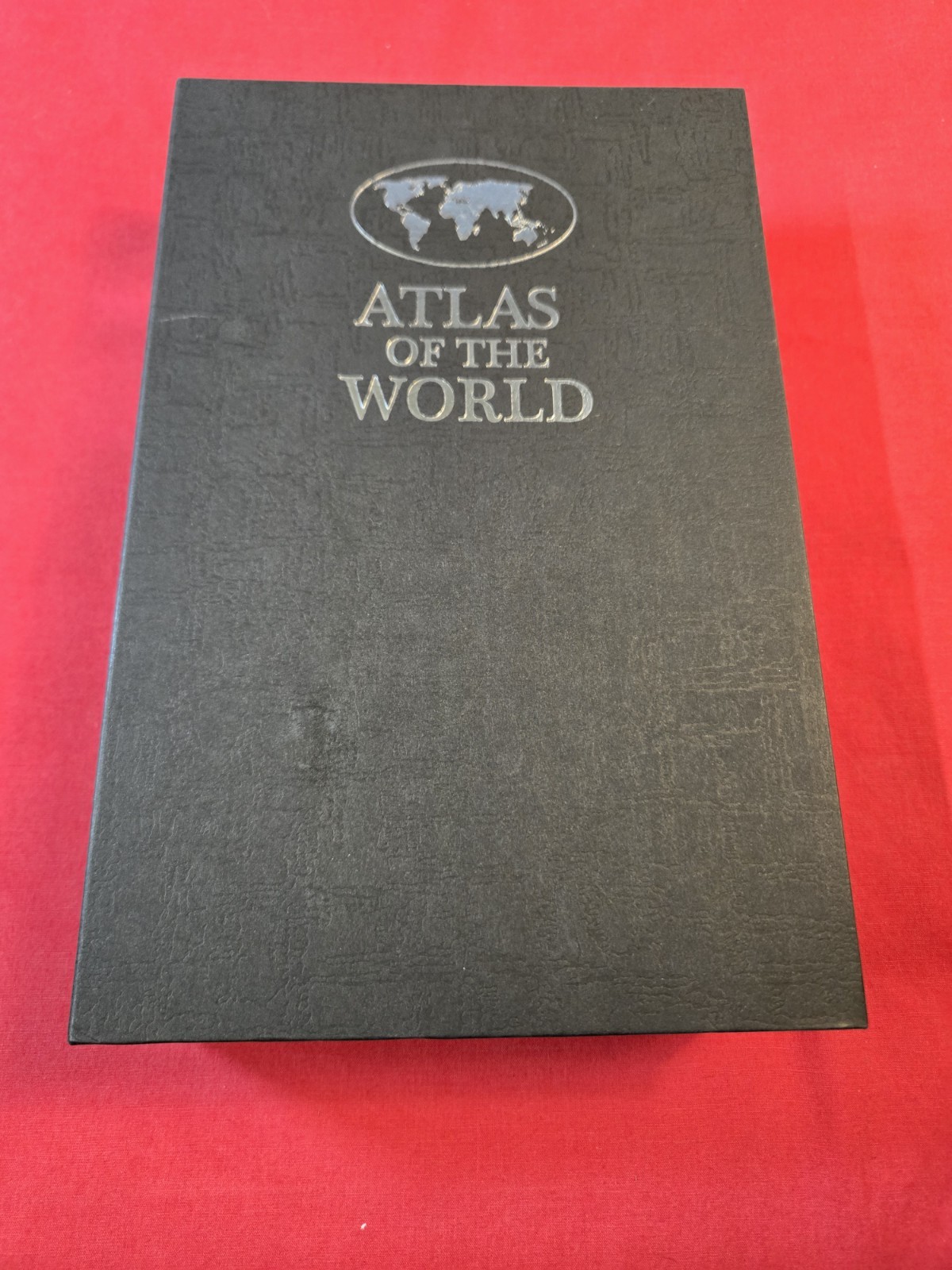Atlas of the World Hideaway Book Safe Black Medium Combination Lock Metal Matte