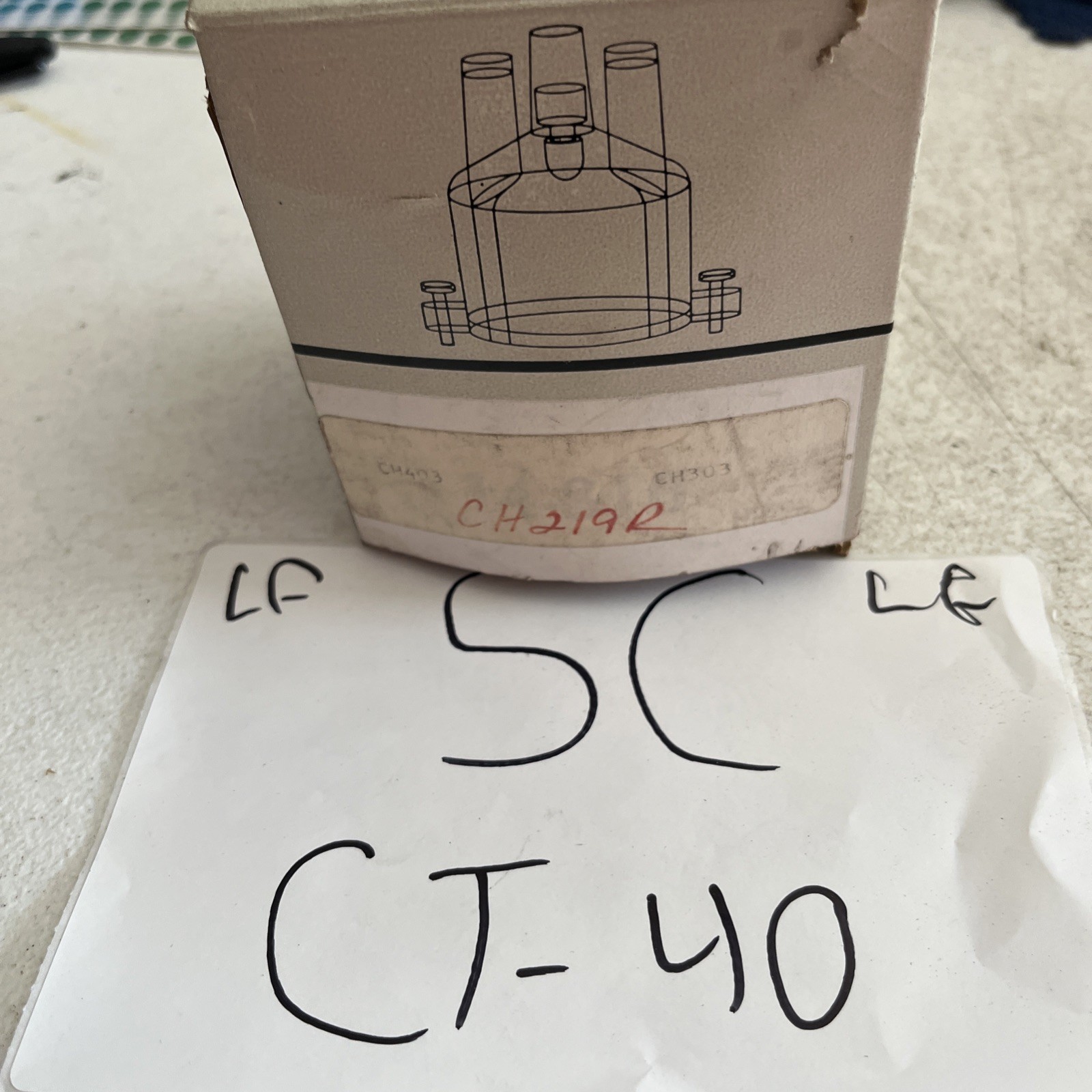 B.A.I. Distributor Cap, CH219R