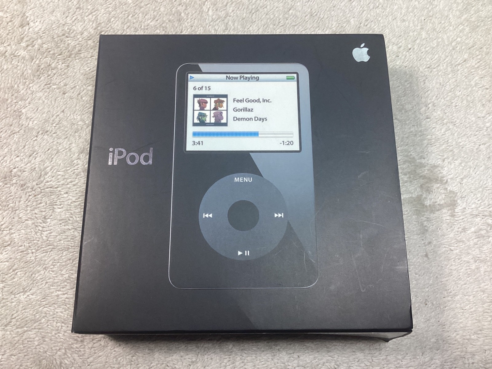 iPod 60 GB Black MA147LL/A ****Box Only No Hardware or Manuals****