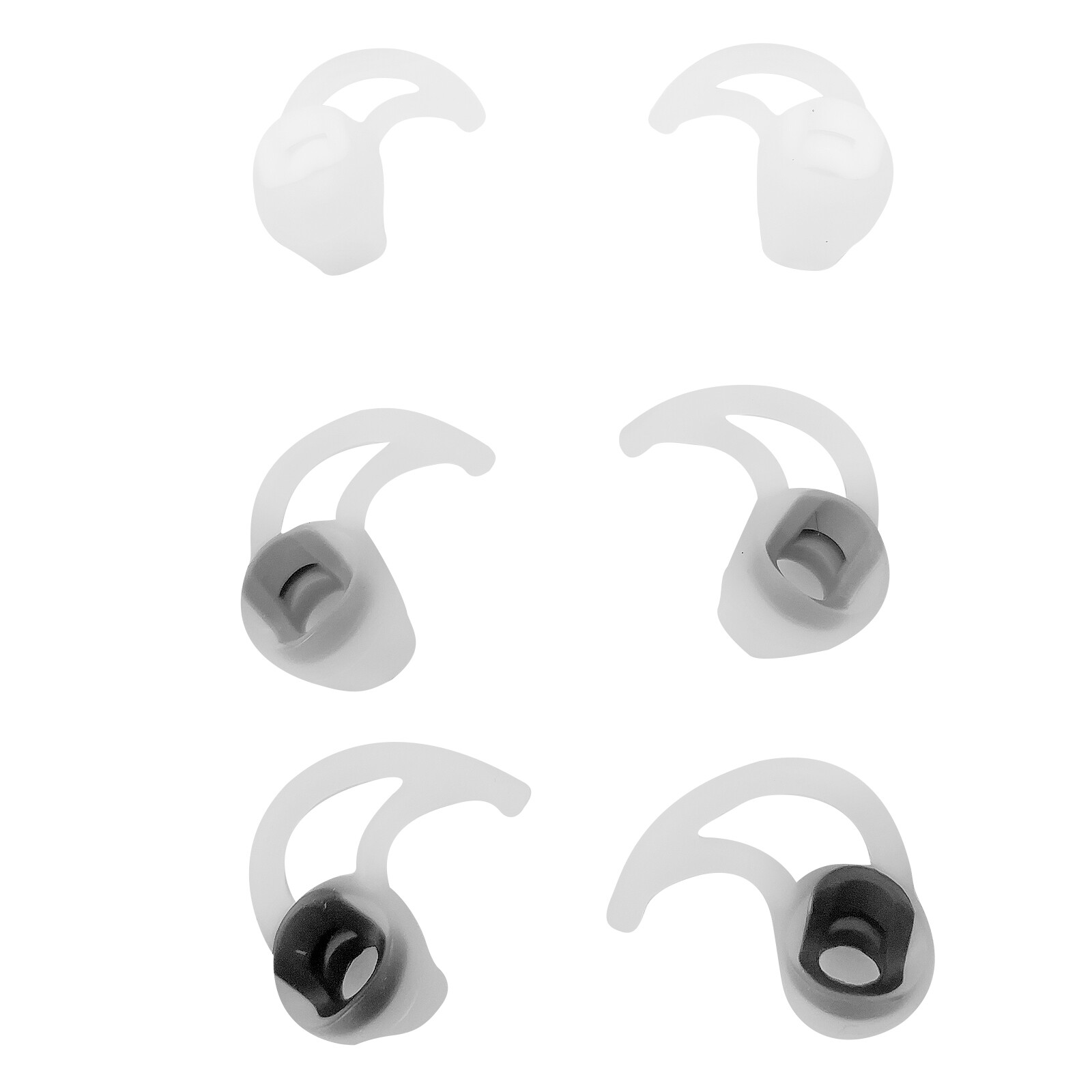 3 Pairs S/M/L  Silicone Ear Tips Buds For BOSE Soundsport Wireless Headphones