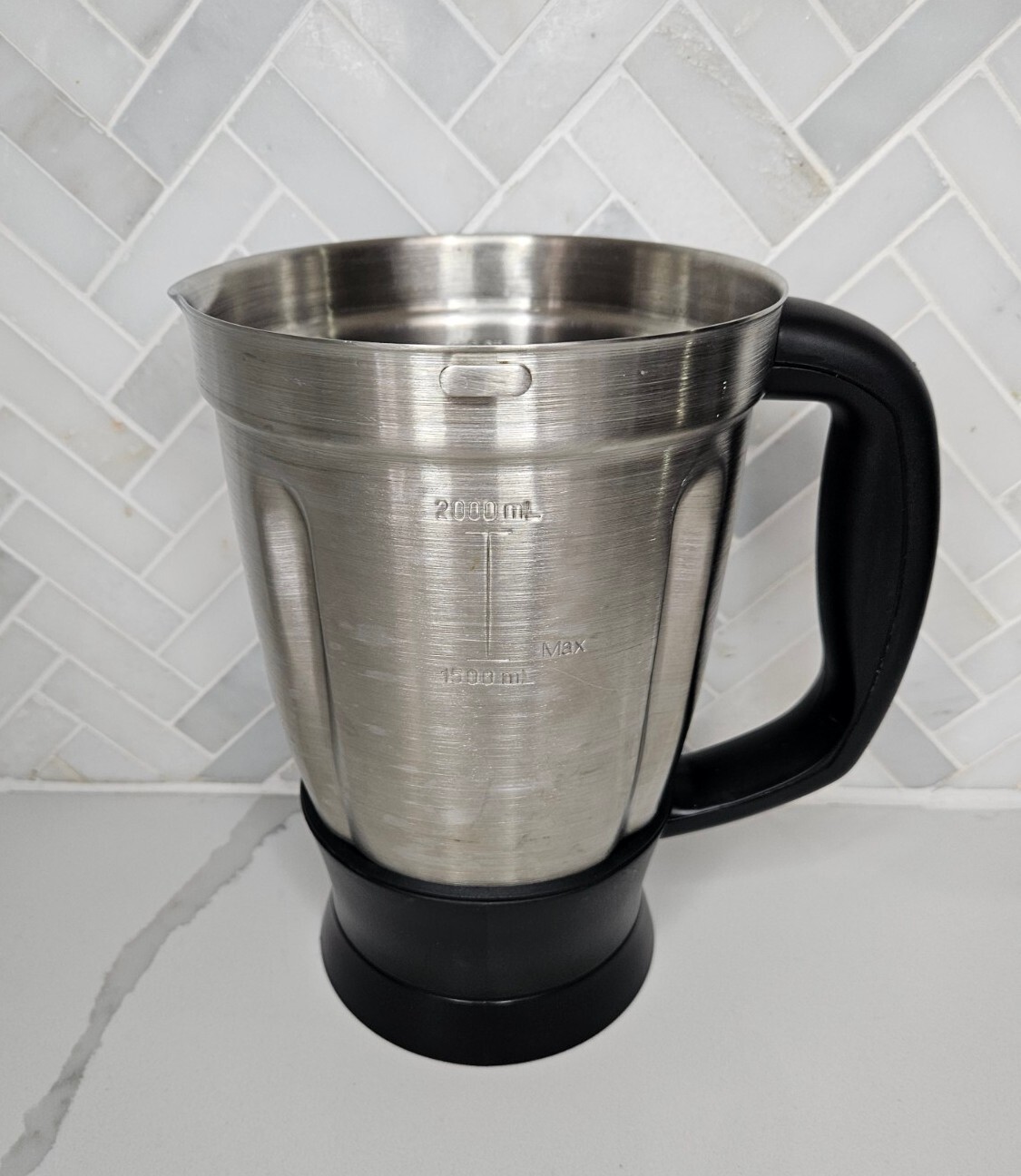 Juiceman JMS7 Commercial Blender Replacement 70oz Stainless Pitcher Snap Lid