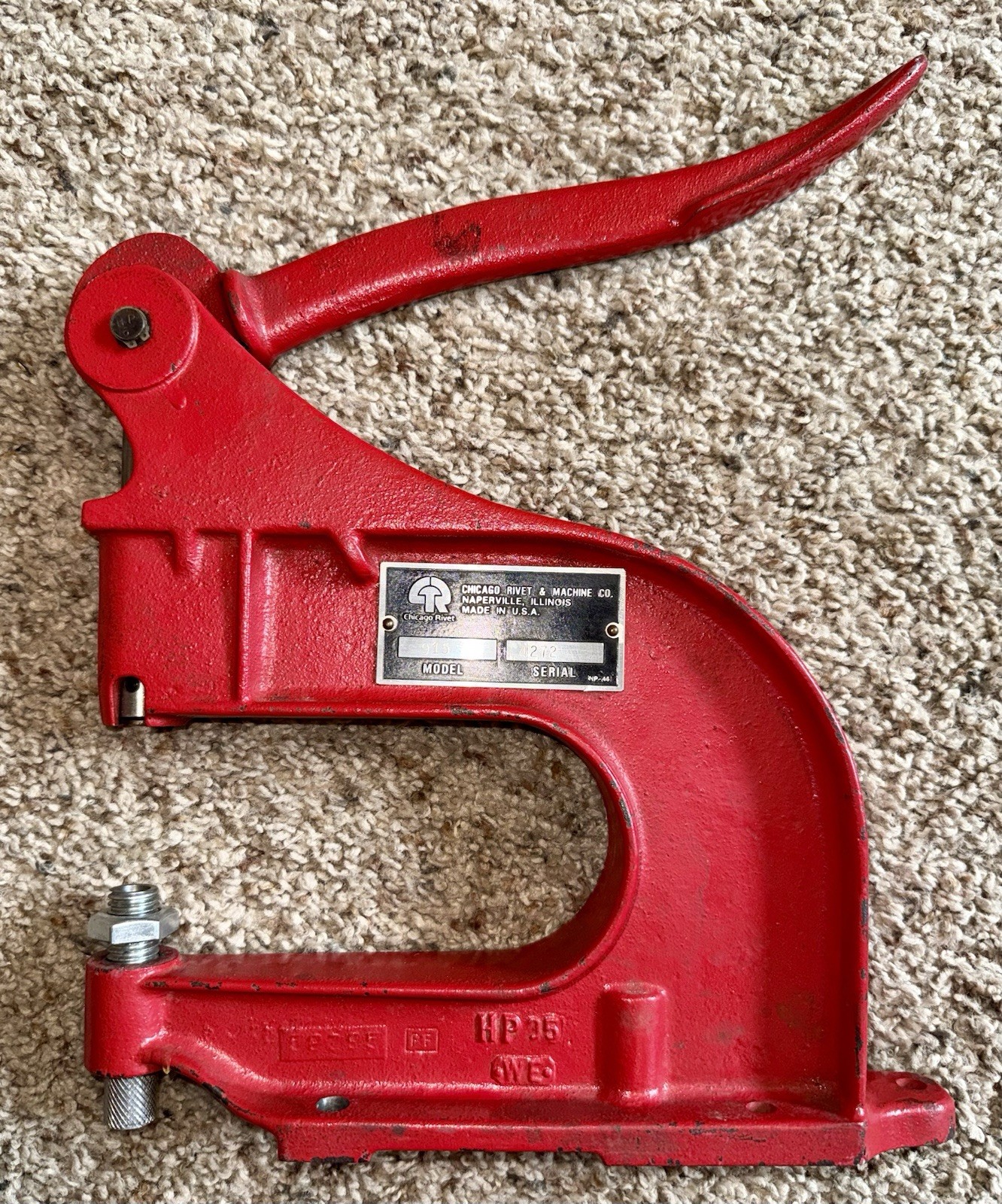Chicago Rivet Tool; Model #915 MADE IN USA 🇺🇸