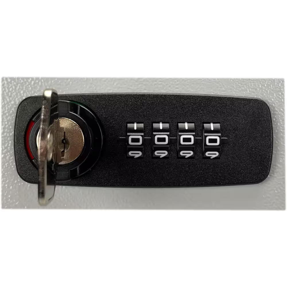 Lock Box with Combination Lock White Tag, Grey 160 Keys