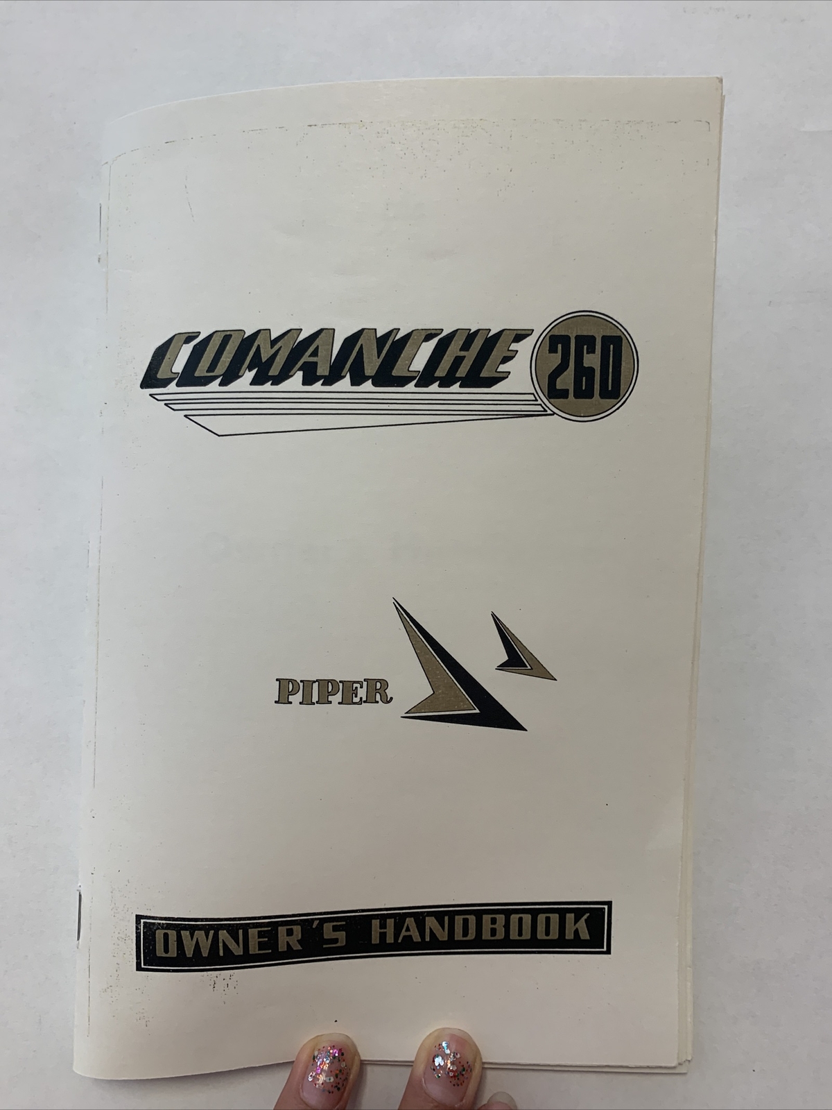 1965 Piper PA24-260 Comanche 260 Owner's Handbook 753-685 - Copy