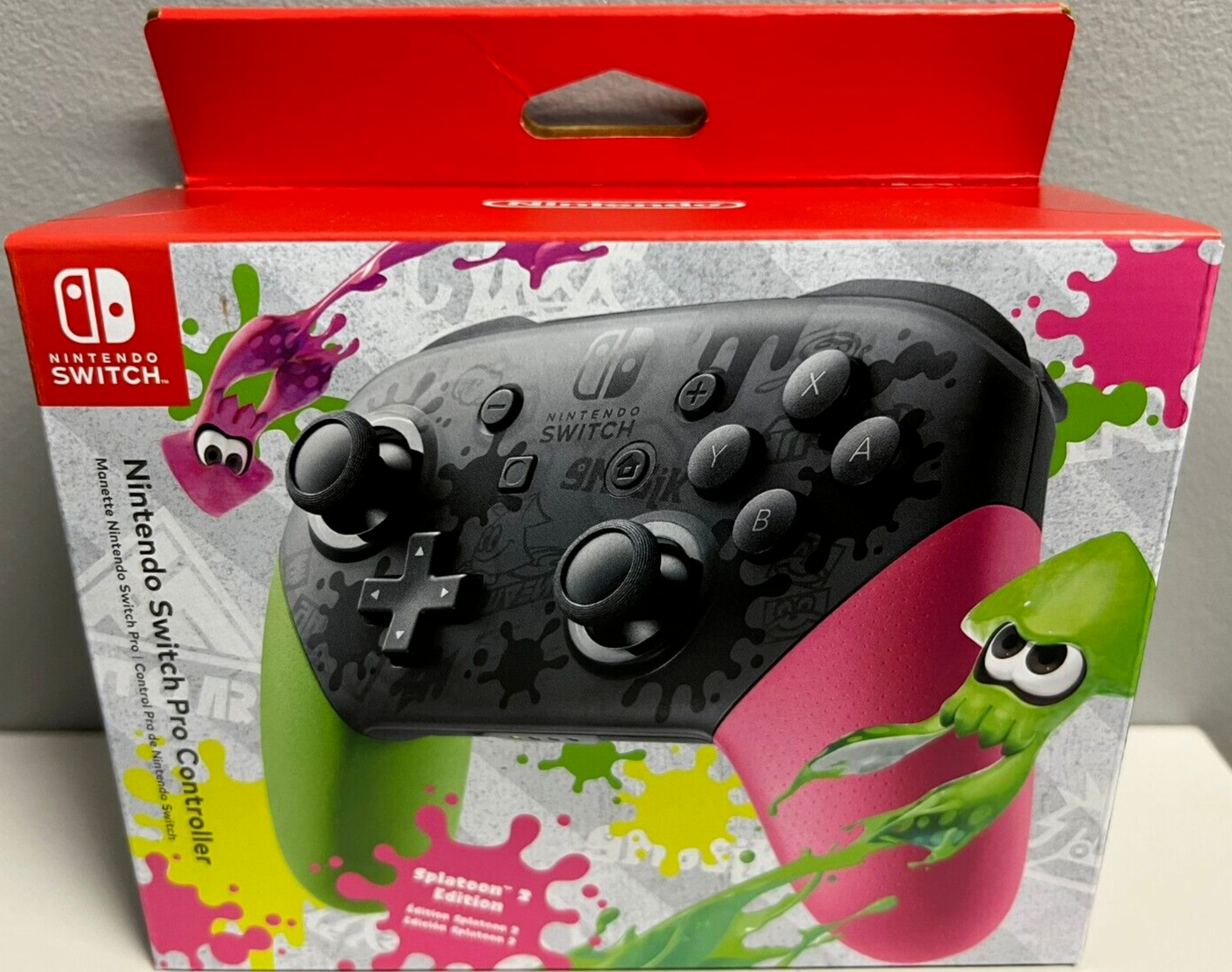 Pro Controller Nintendo Switch Splatoon 2 Edition Brand New Official