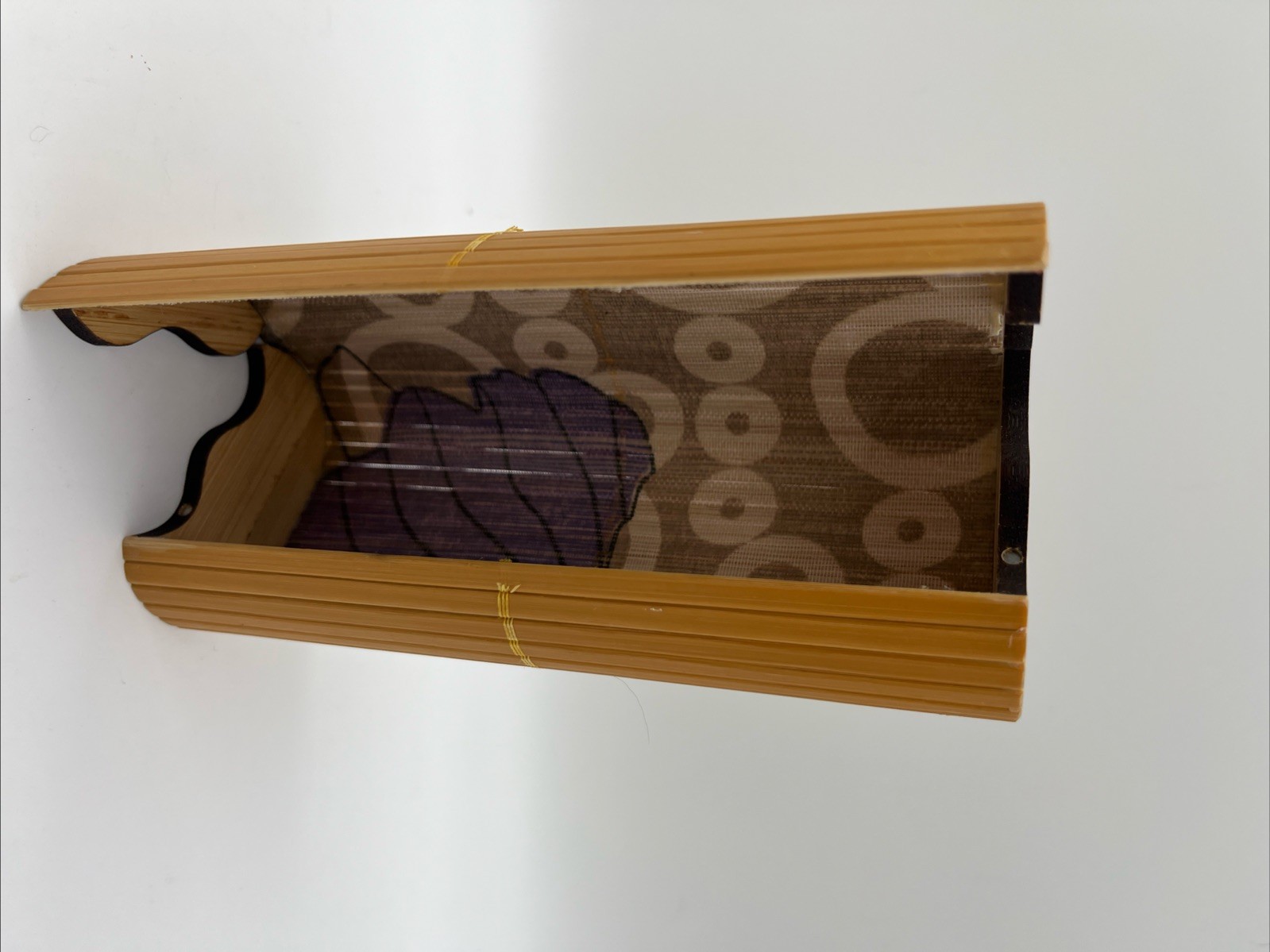 TruWood folded bamboo sunglass case