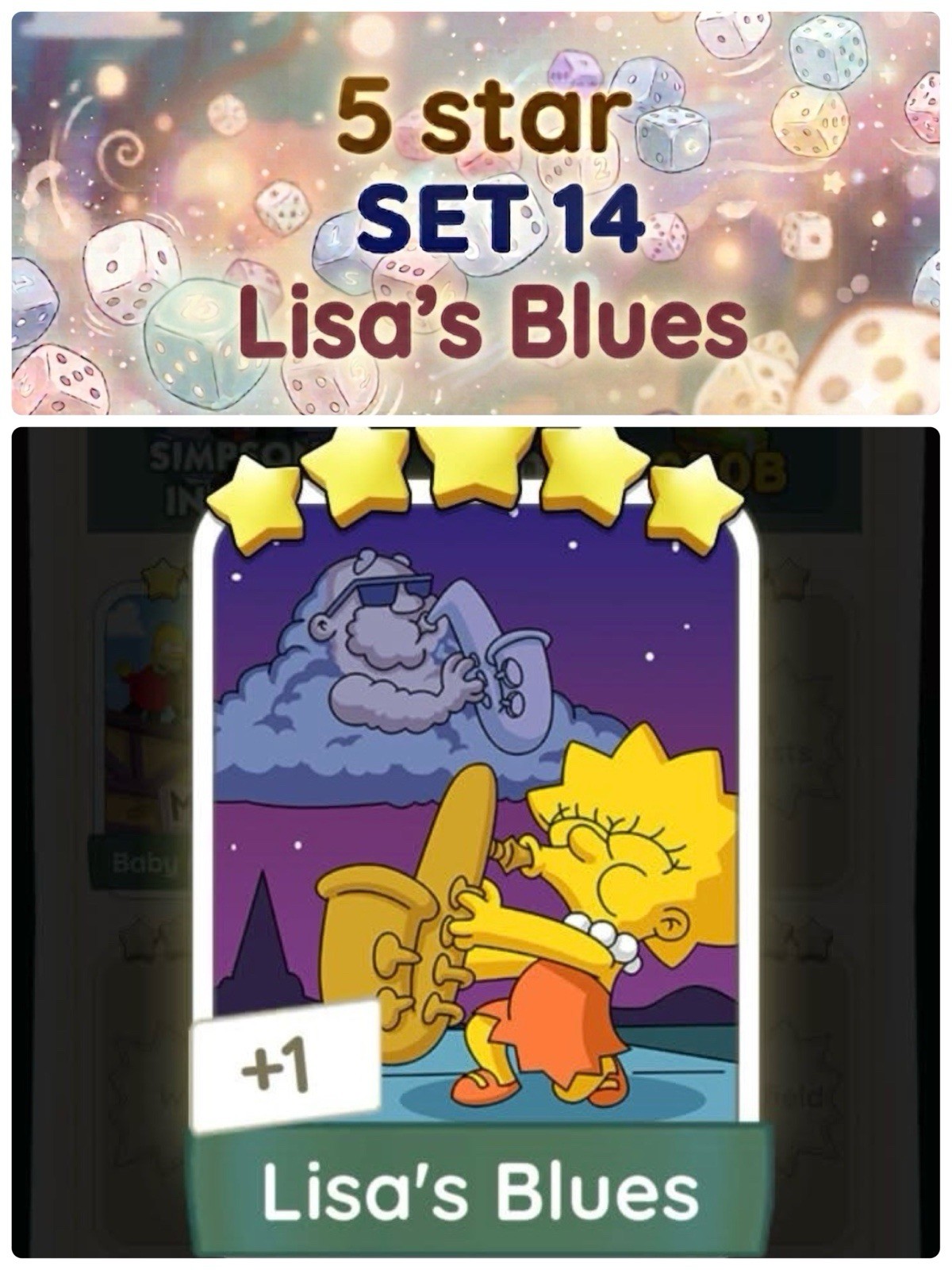 Lisa Blues - 5 Star - Set 14 Monopoly go