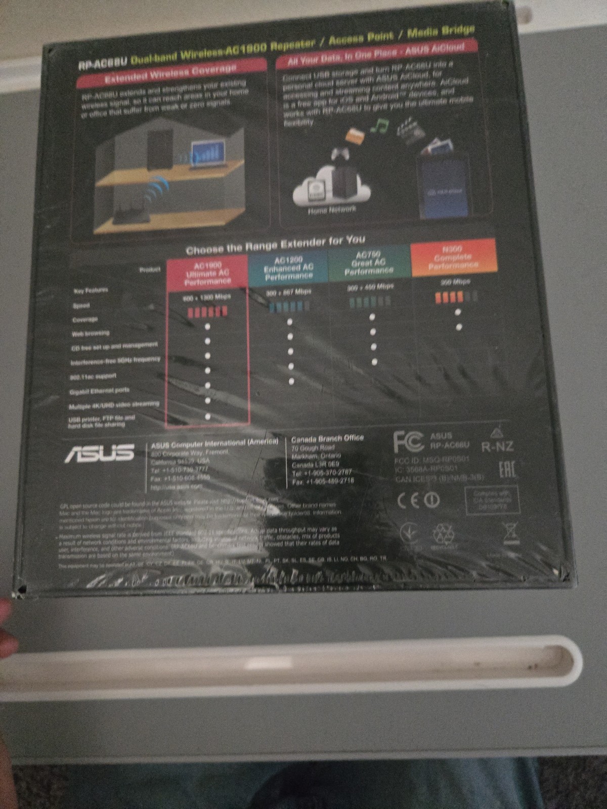 ASUS RP-AC68U Wireless Repeater / Access Point RP-AC86U